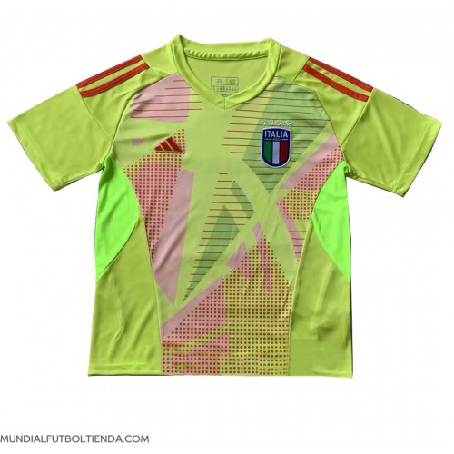 Camiseta Italia Portero Primera Equipación Replica Eurocopa 2024 mangas cortas